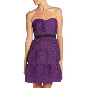 BCBG Purple Woven Dress